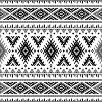 abstrakt ethnisch geometrisch Hintergrund Illustration Design. schwarz und Weiß Farben. nahtlos Muster von aztekisch Stamm. Design zum Textil, Stoff, Kleidung, Vorhang, Teppich, Ornament, Verpackung, Hintergrund. vektor