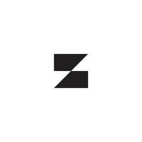 Brief z Logo Monogramm minimal einfach modern vektor