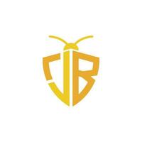 Briefe jb Pest Steuerung Logo vektor