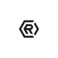 Briefe cor cro ocr Ork roc RC Hexagon Logo vektor
