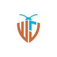 Briefe W J Pest Steuerung Logo vektor