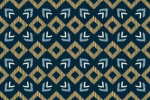 etnisk ikat tyg mönster geometrisk stil.afrikansk ikat broderi etnisk orientalisk mönster Marin blå bakgrund. abstrakt, vektor, illustration.för textur, kläder, scarf, dekoration, matta, siden. vektor