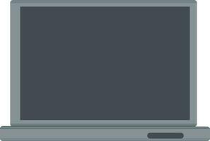 isoliert Laptop im grau Farbe. vektor
