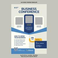 Geschäft Konferenz oder Veranstaltung Flyer Vektor Design Vorlage