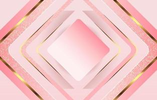 rosa Rose funkeln eleganten Diamanthintergrund vektor