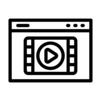 Video-Icon-Design vektor