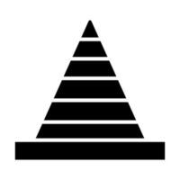Zapfen Signal Glyphe Symbol Design vektor