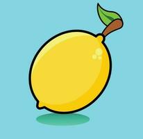 vektor ikon citron- frukt