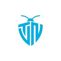 Briefe tvn vtn Pest Steuerung Logo vektor