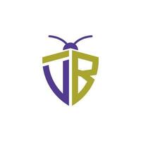 Briefe vb Pest Steuerung Logo vektor