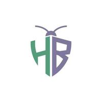 Briefe hb Pest Steuerung Logo vektor