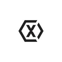 Briefe Steuermann cxo ocx oxc xoc xco Hexagon Logo vektor