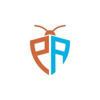 Briefe pa Pest Steuerung Logo vektor
