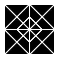Decke Glyphe Symbol Design vektor