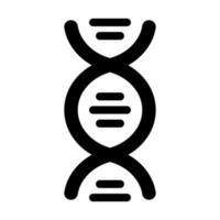 DNA Glyphe Symbol Design vektor