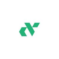 Briefe sv geometrisch Logo Design vektor
