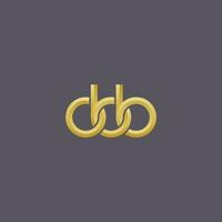 Briefe obb Monogramm Logo Design vektor