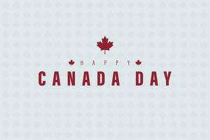 1:a av juli, Lycklig kanada dag, vektor illustration