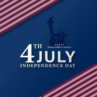USA 4 .. von Juli, Unabhängigkeit Tag USA, Vektor Illustration
