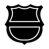Fußball Abzeichen Glyphe Symbol Design vektor