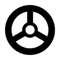 nuklear Glyphe Symbol Design vektor