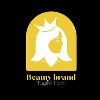 Schönheit Marke Logo Design Illustration, Marke Identität Emblem vektor