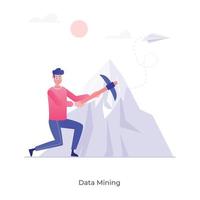 Data Mining und Hammer vektor