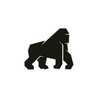 Gorilla Kingkong Tier kreativ Logo Design Vektor