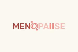 Menopause Logo Design Vorlage Element Vektor