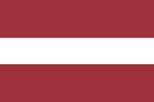 flagga av lettland. lettland flagga i design form vektor