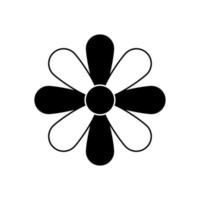 blomma prydnad symbol vektor