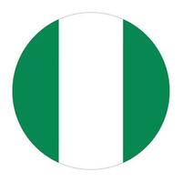 Nigerianer Flagge. Flagge von Nigeria im Design gestalten vektor