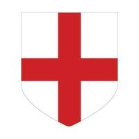 Flagge von England. England Flagge im gestalten vektor