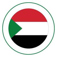 Sudan Flagge. Flagge von Sudan im Design gestalten vektor