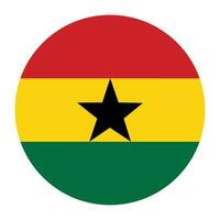 ghana flagga. flagga av ghana i design form vektor