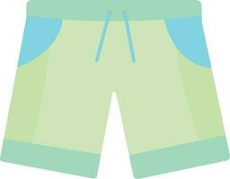 shorts, barns Kläder, Färg vektor illustration
