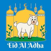 eid al Adha med get vektor