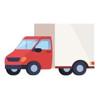 lastbil för leveransservice vektor