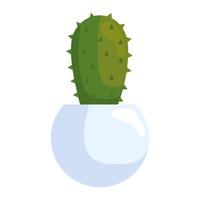 kaktusar i kruka vektor