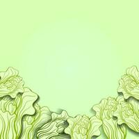 Senf Grün abstrakt Hintergrund Vektor Illustration