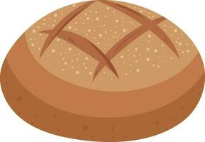 bröd melon limpa korg illustration grafisk element konst kort vektor