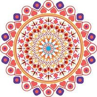 Blumen- und elegant Mandala Design Vorlage vektor