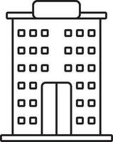 leer Tafel mit Stadtbild Gebäude Symbol. vektor