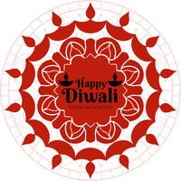 Abstrakter glänzender schöner diwali Hintergrund vektor