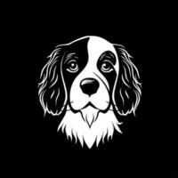 Hund - - minimalistisch und eben Logo - - Vektor Illustration