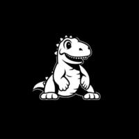 Dinosaurier - - minimalistisch und eben Logo - - Vektor Illustration