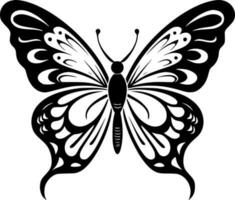 Schmetterlinge, minimalistisch und einfach Silhouette - - Vektor Illustration
