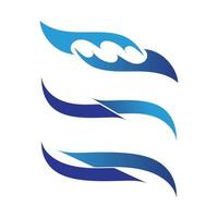 Wasser Natur Logo und Symbole Vorlage Symbole App Welle Symbole vektor