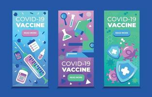 Impfstoffe gegen covid19-Banner