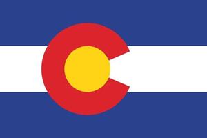 Colorado offiziell Flagge vektor